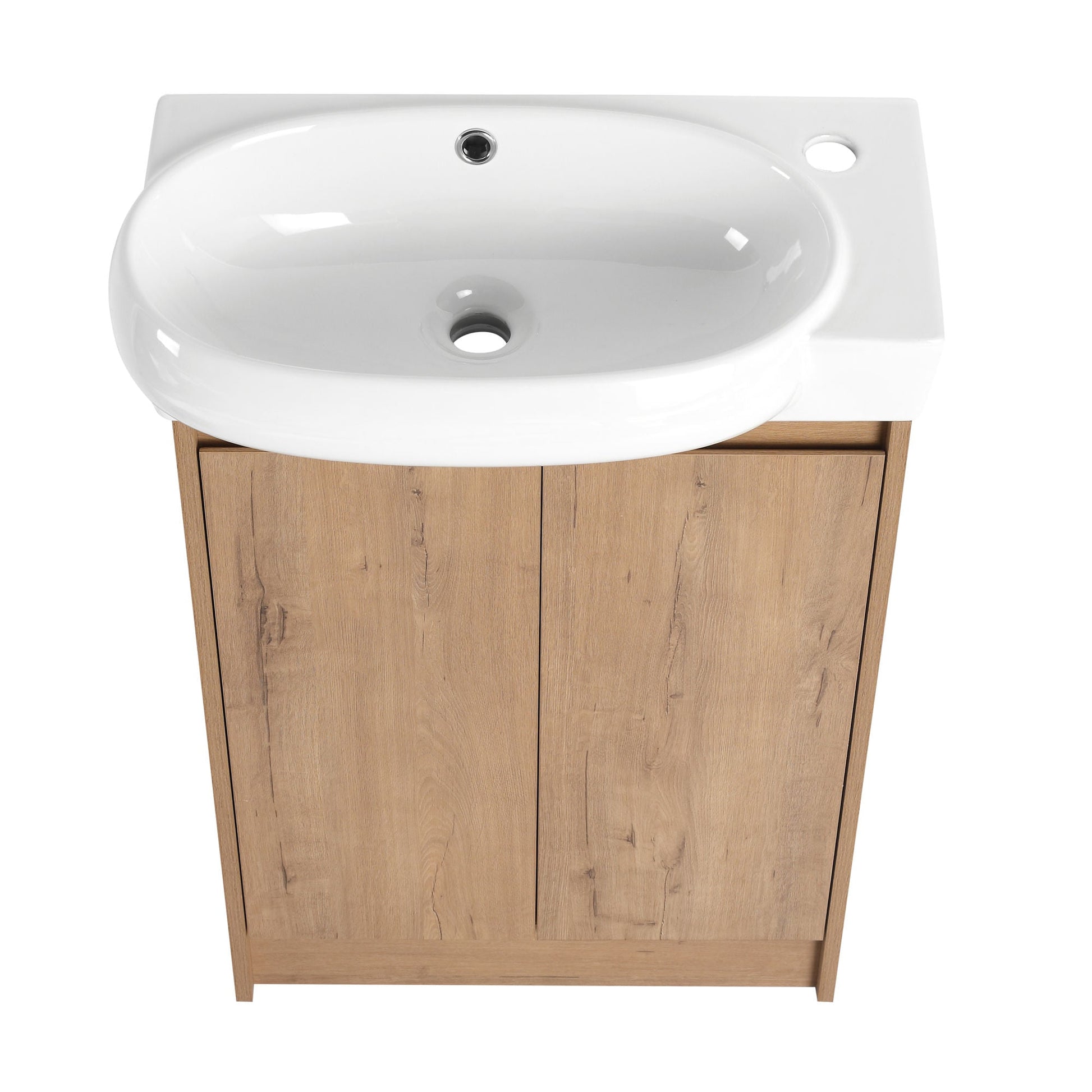 23" Freestanding Bathroom Vanity with Sink, Soft Close Doors - DREAM YOUR HOUSE