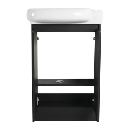 23" Freestanding Bathroom Vanity with Sink, Soft Close Doors - DREAM YOUR HOUSE