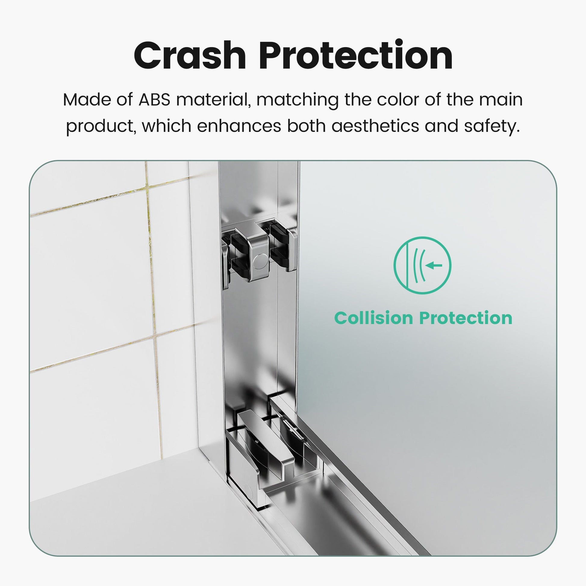 44" - 48"W*72" H Semi - Frameless Double Sliding Shower Door, Bypass Shower Door, 1/4" (6mm) Thick SGCC Tempered Glass Door, Chrome - DREAM YOUR HOUSE