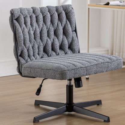 Armless Office Desk Chair No Wheels - DREAM YOUR HOUSE