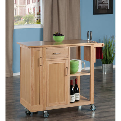 Douglas Utility Kitchen Cart; Natural - DREAM YOUR HOUSE