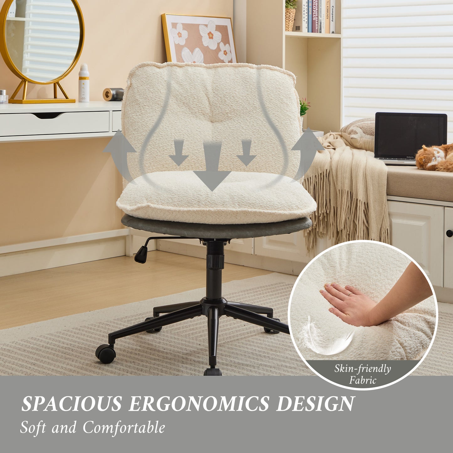 Modern Ergonomic Office Chair | Stylish Comfort for Home and Workspace