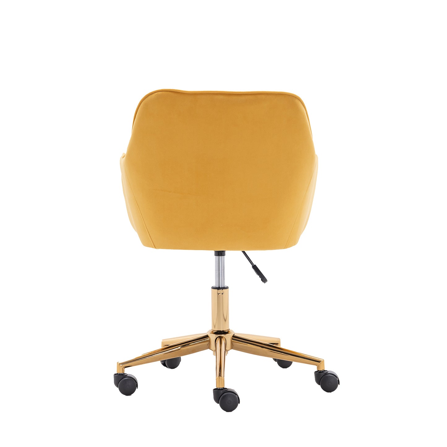 Luxurious Modern Velvet Office Chair with Gold Accents