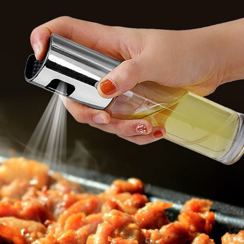 Elegant Push - Action Olive Oil Spray Bottle – Precision for Cooking & Dressing - DREAM YOUR HOUSE