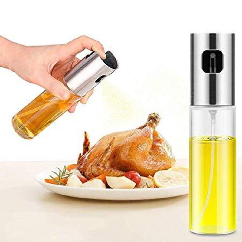 Elegant Push - Action Olive Oil Spray Bottle – Precision for Cooking & Dressing - DREAM YOUR HOUSE