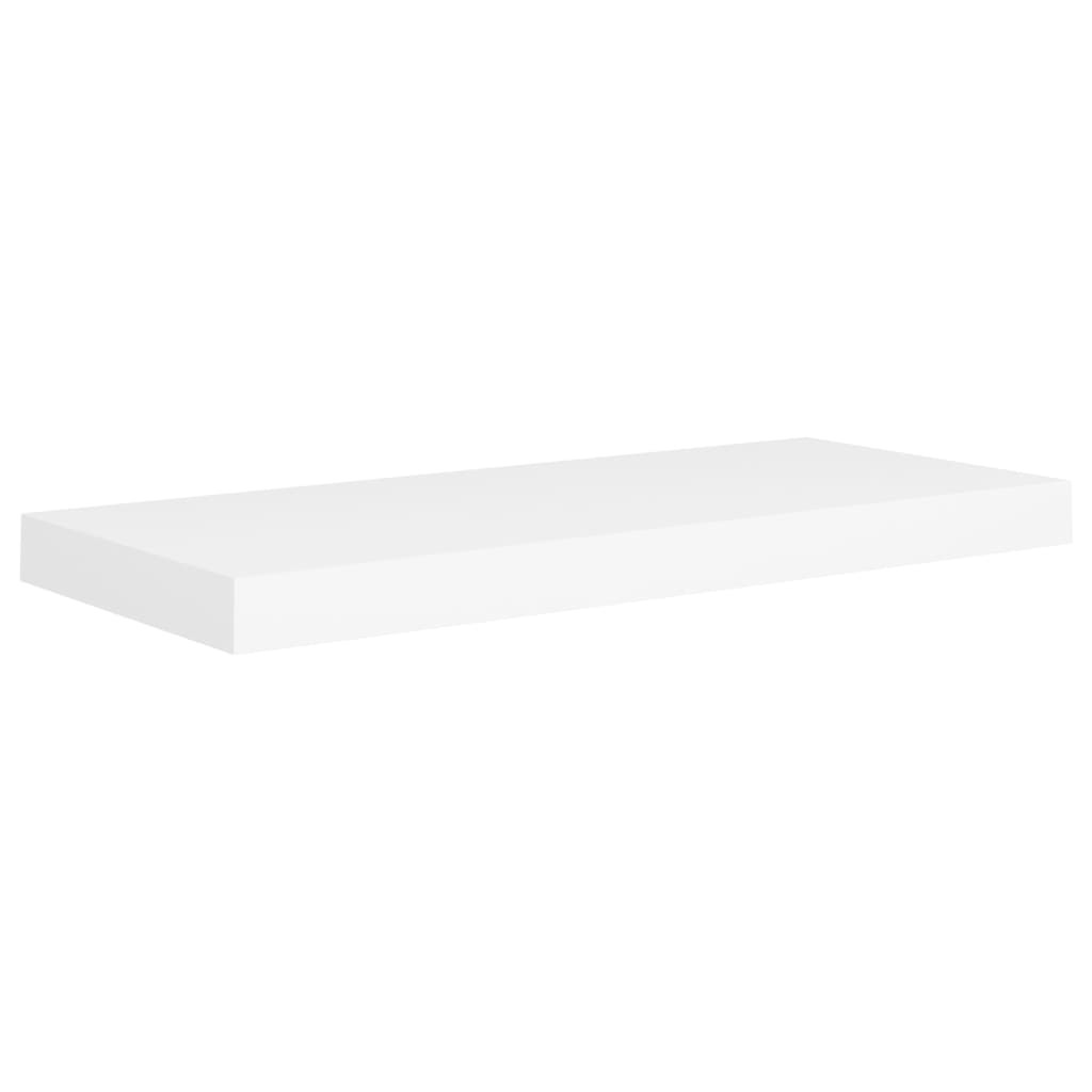 Floating Wall Shelf White 23.6"x9.3"x1.5" MDF - DREAM YOUR HOUSE