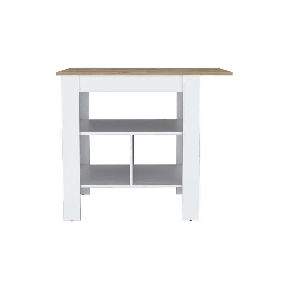 Kitchen Island, Pompeya, White - DREAM YOUR HOUSE