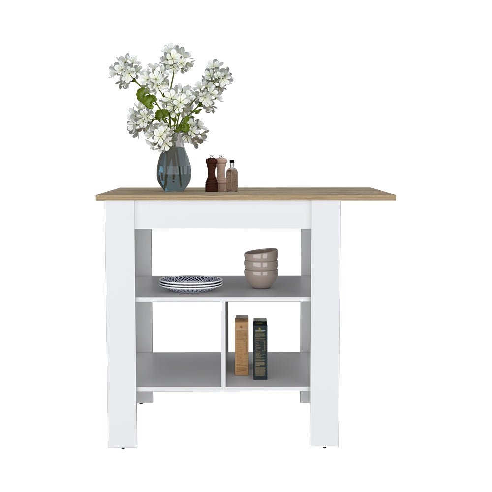 Kitchen Island, Pompeya, White - DREAM YOUR HOUSE