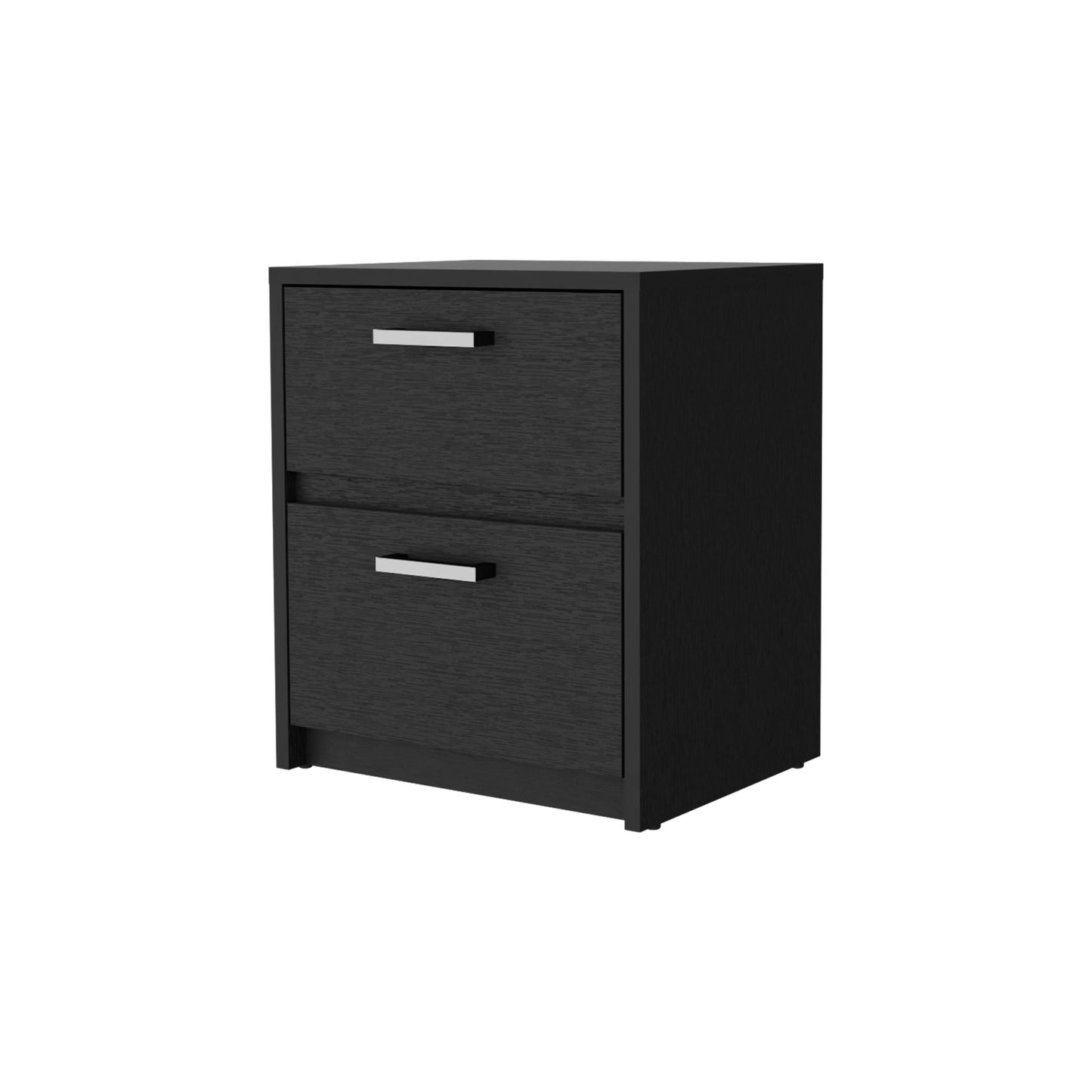 Myrtle 2 Drawers Nightstand, Bedside Table with Metal Handles - DREAM YOUR HOUSE