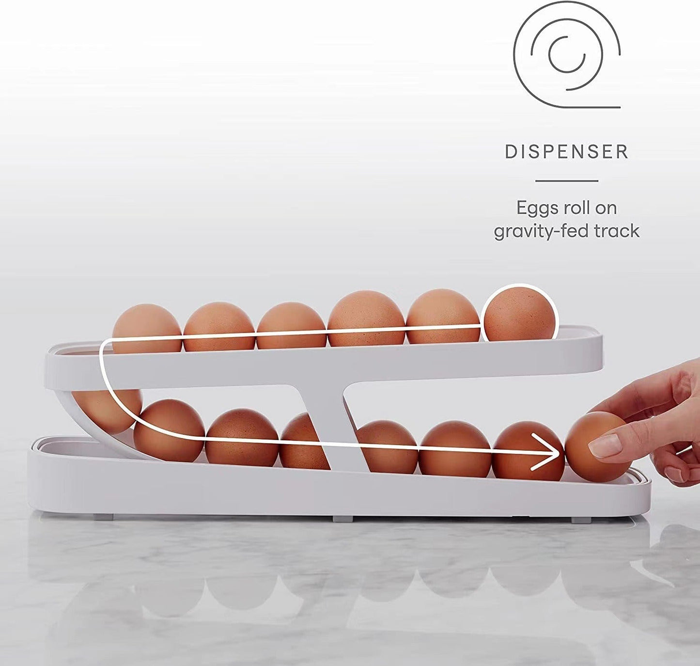 Refrigerator Egg Dispenser Home Kitchen Egg Organizer - DREAM YOUR HOUSE