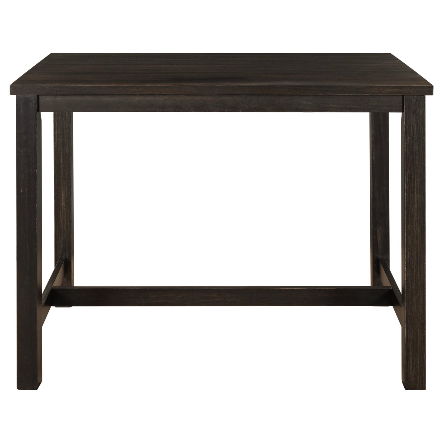 Rustic Wooden Counter Height Dining Table for Small Places, Espresso - DREAM YOUR HOUSE